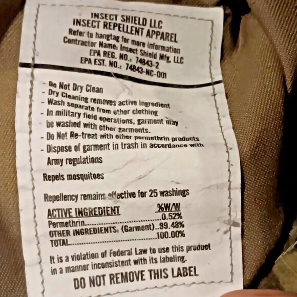 Army Combat Uniform Button Fly Mens Medium Regular Camo Cargo 31 -35 Waist Pants - Picture 5 of 8